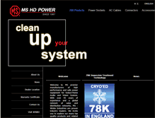 Tablet Screenshot of mshdpower.com